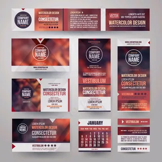 吊牌挂件广告矢量素材