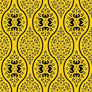 黄色花纹底纹