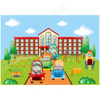 绿色背景矢量图