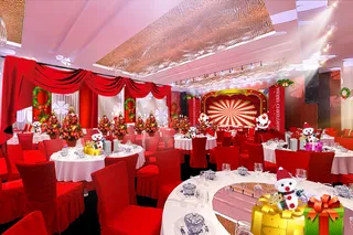 圣诞就红色效果