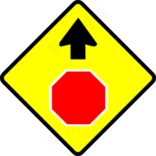 leomarc警告停止标志剪贴画