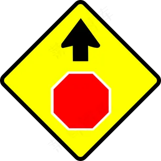 leomarc警告停止标志剪贴画