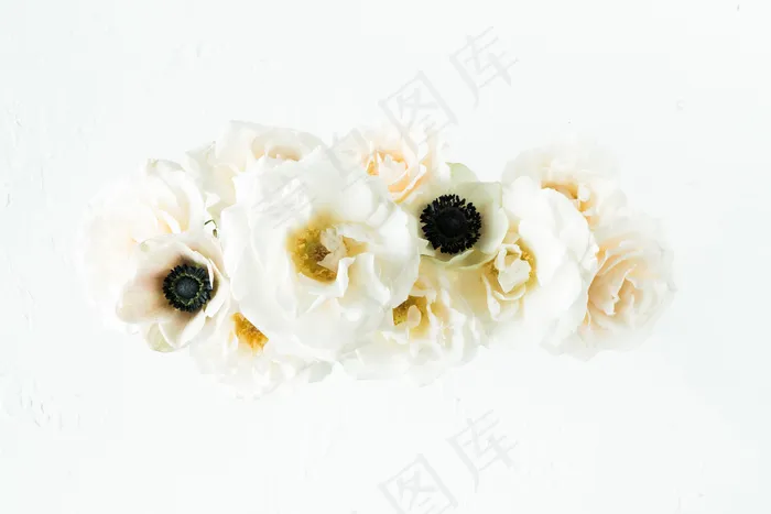 简约小清新文艺风插花静物摆拍背景