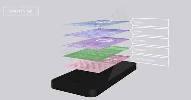 3D旋转手机客户端特效