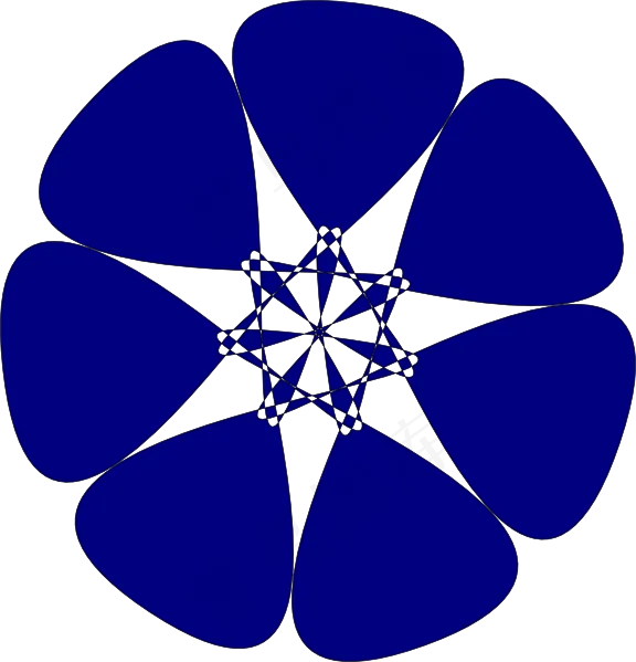 圆形的明星剪贴画