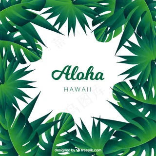 绿色背景矢量图