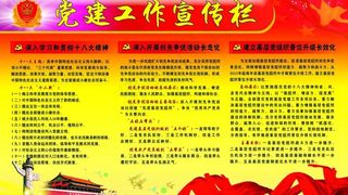 党建工作宣传栏图片