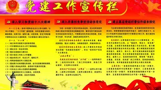 党建工作宣传栏图片
