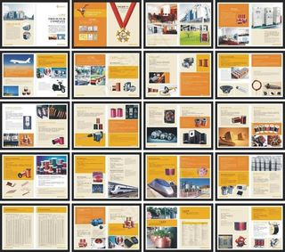 电工电器画册设计矢量素材