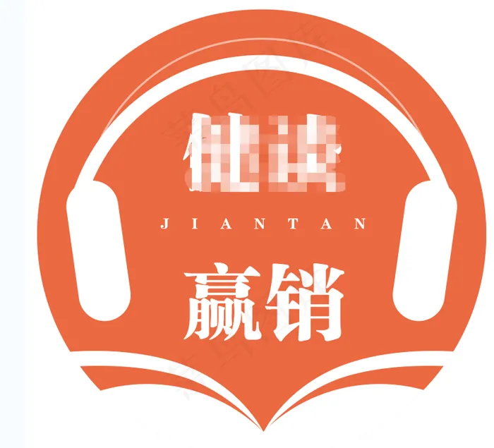 有声图书音乐书本耳机logo