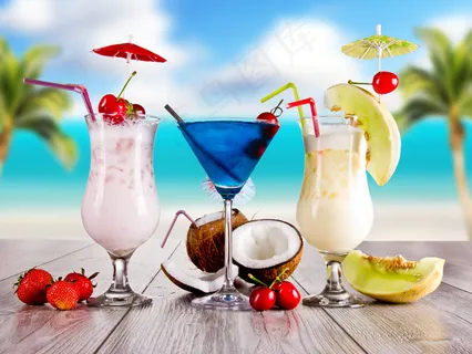 夏日果汁鸡尾酒图片 夏日果汁鸡尾酒图片