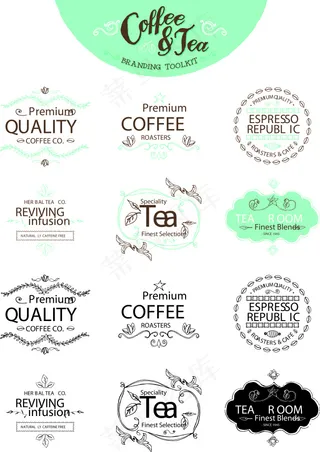 手绘简约图标元素