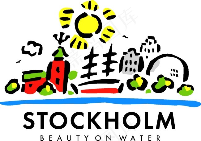 国外建筑个性LOGO元素设计矢量cdr矢量模版下载