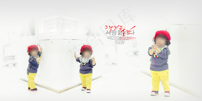 精美的专业影楼儿童相册模板