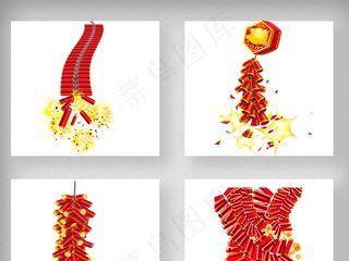 2018春节过年新年鞭炮PNG元素