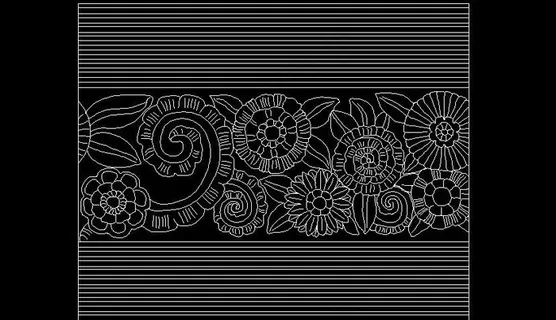 cad 欧式花纹雕塑图片