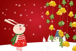 圣诞下雪fla动画