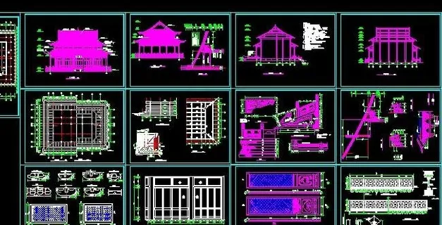 大雄宝殿建筑图纸