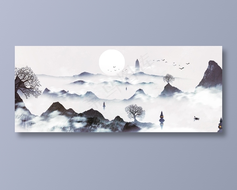 山水画(13).psdpsd模版下载