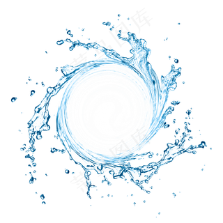 水纹水波纹浪花水珠夏季素材