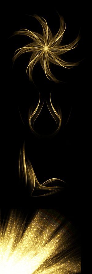 背景商务炫酷黄色光束光线效果光斑光...