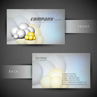 高档大气精致简洁名片设计模板