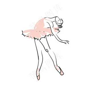 优雅的舞蹈姿态