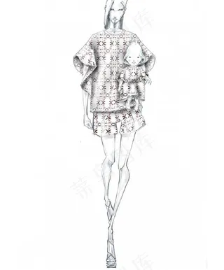 时尚套装设计图