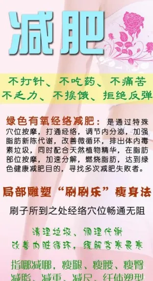 减肥瘦身粉色梦易拉宝图片