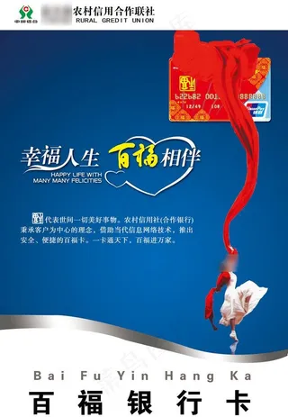 农商行 百福银行卡图片