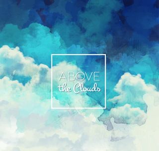 抽象背景水彩云