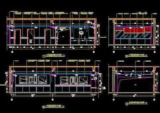 三层肿瘤科候诊立面图-门诊、急诊楼...