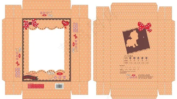 童装内衣彩盒图片