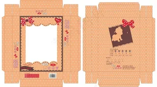 童装内衣彩盒图片