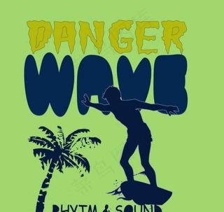 冲浪矢量图图片