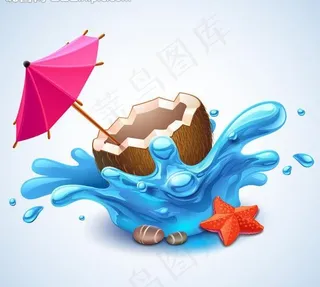 夏天主题元素图片