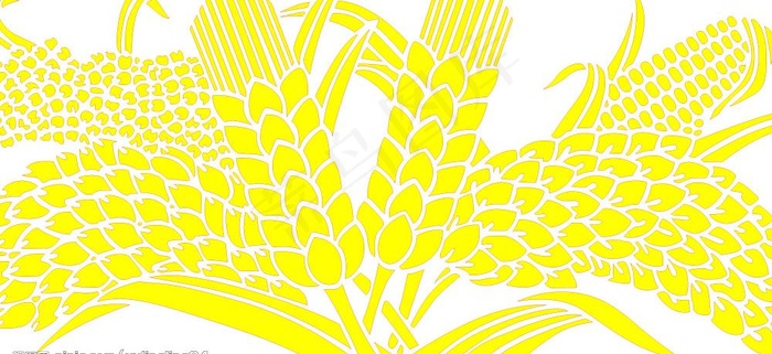 麦穗图片cdr矢量模版下载