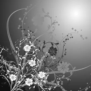 花枝伸展眩光背景设计矢量素材