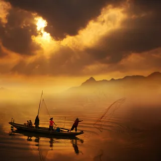 捕鱼图片 捕鱼图片