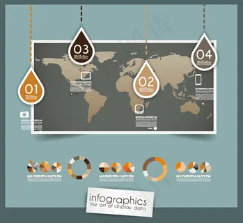 图形创意编号标签设计模板矢量素材0...