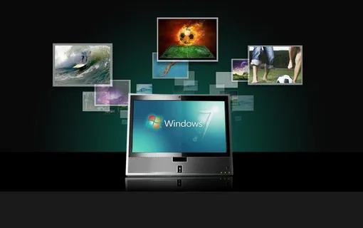 电脑创意广告图片