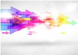 炫彩箭头图片