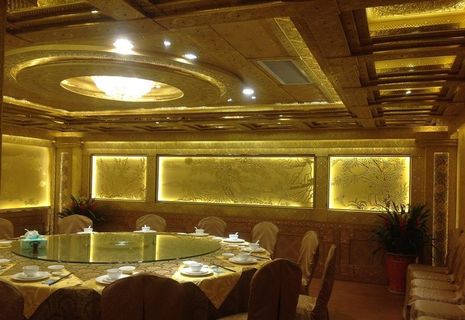 会所餐厅吊顶设计实景