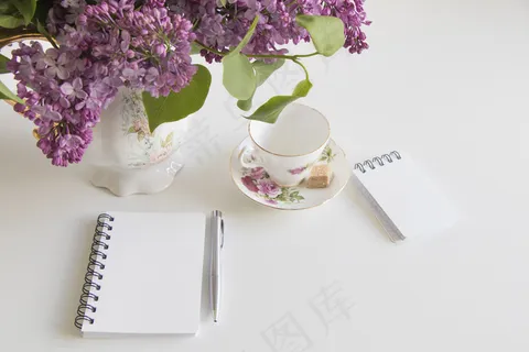 简约小清新文艺风插花静物摆拍背景