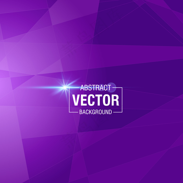 紫色背景与多边形葡萄