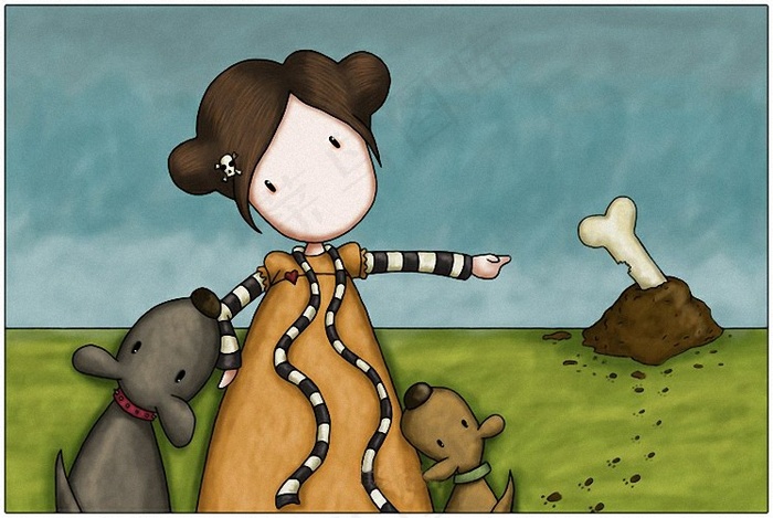 （JPG）人物插画