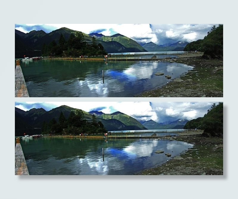 西藏 巴松错 尼洋河谷图片