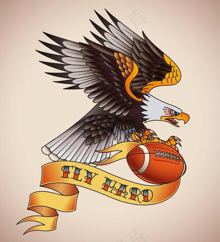 美国符号 老鹰 鹰派