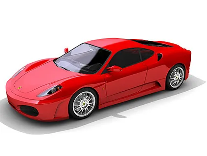 法拉利F4303D模型素材 法拉利F4303D模型素材