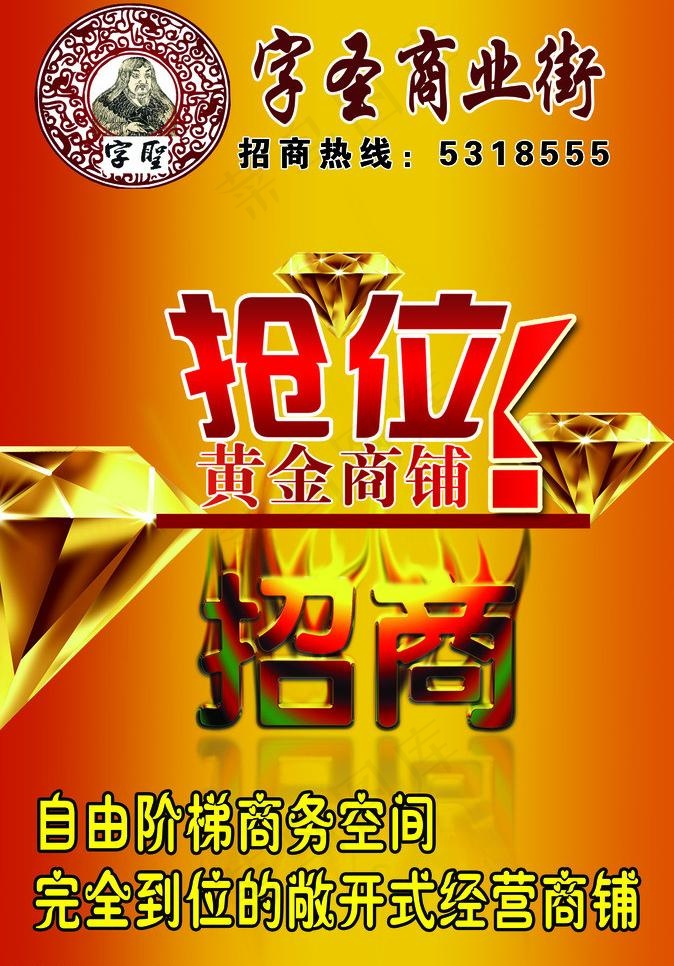 房地产招商图片(2183X3317(DPI:72))psd模版下载